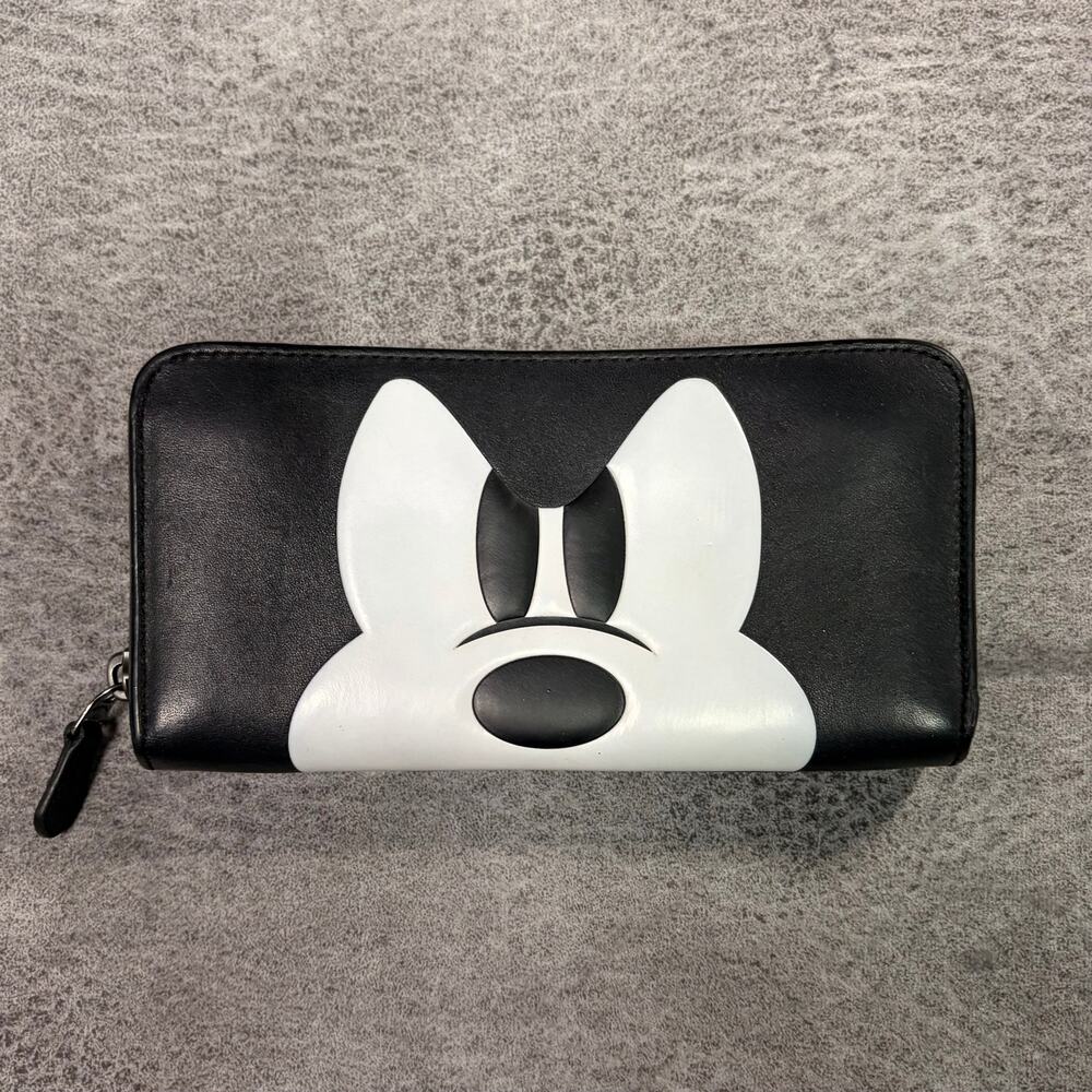 Coach x Disney Mickey Mouse Coach Accordion Wallet